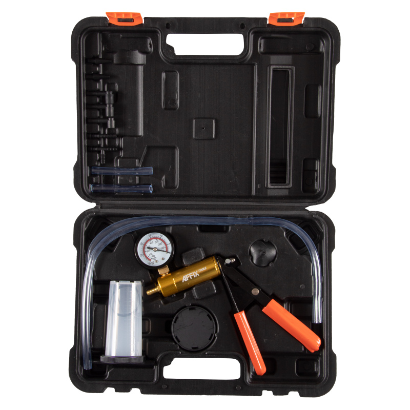 AFFIX Вакуумметр, от -1 до 0 бар, комплект адаптеров, кейс, 15 предметов AF12030015C