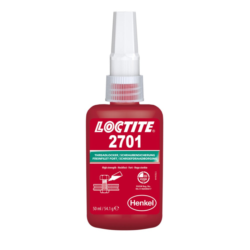 Резьбовой фиксатор высокой прочности для неактивных металлов LOCTITE 2701 50ML 1516481