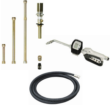 Комплект на бочку 60-220 л., насос 5:1, пистолет с электр. счетчиком и жестким наконечником 1700312