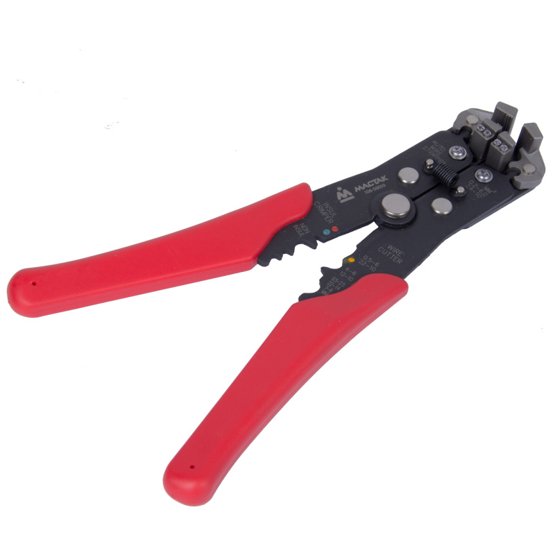 МАСТАК Стриппер для зачистки, резки проводов и обжима изолированных клемм  106-50010