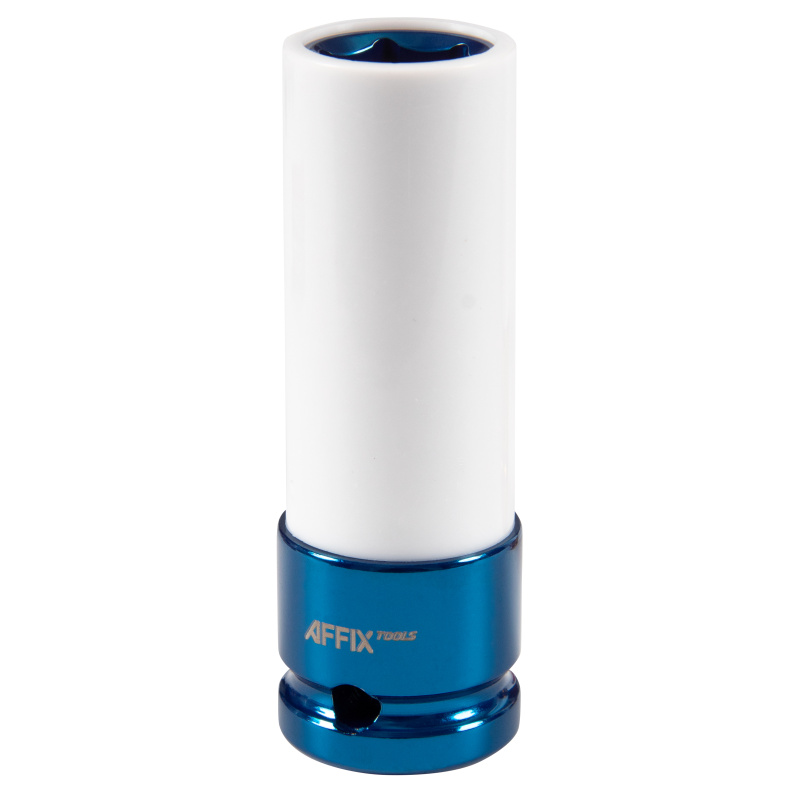 AFFIX Головка торцевая ударная глубокая 1/2", 17 мм, тонкостенная, пластиковая защита AF00645117