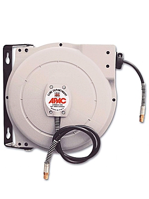 Катушка закрытая, 12м + 1м, для воздуха/воды со шлангом 12,5х16 PVC, 1731.С8