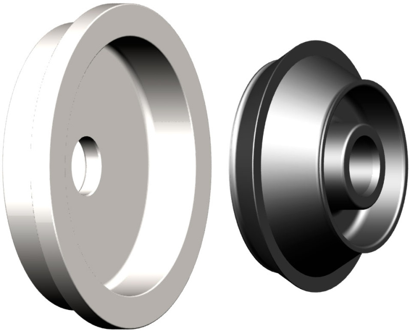 Конус 122-174мм с проставочной шайбой, d вала 40мм HAWEKA 150 400 091