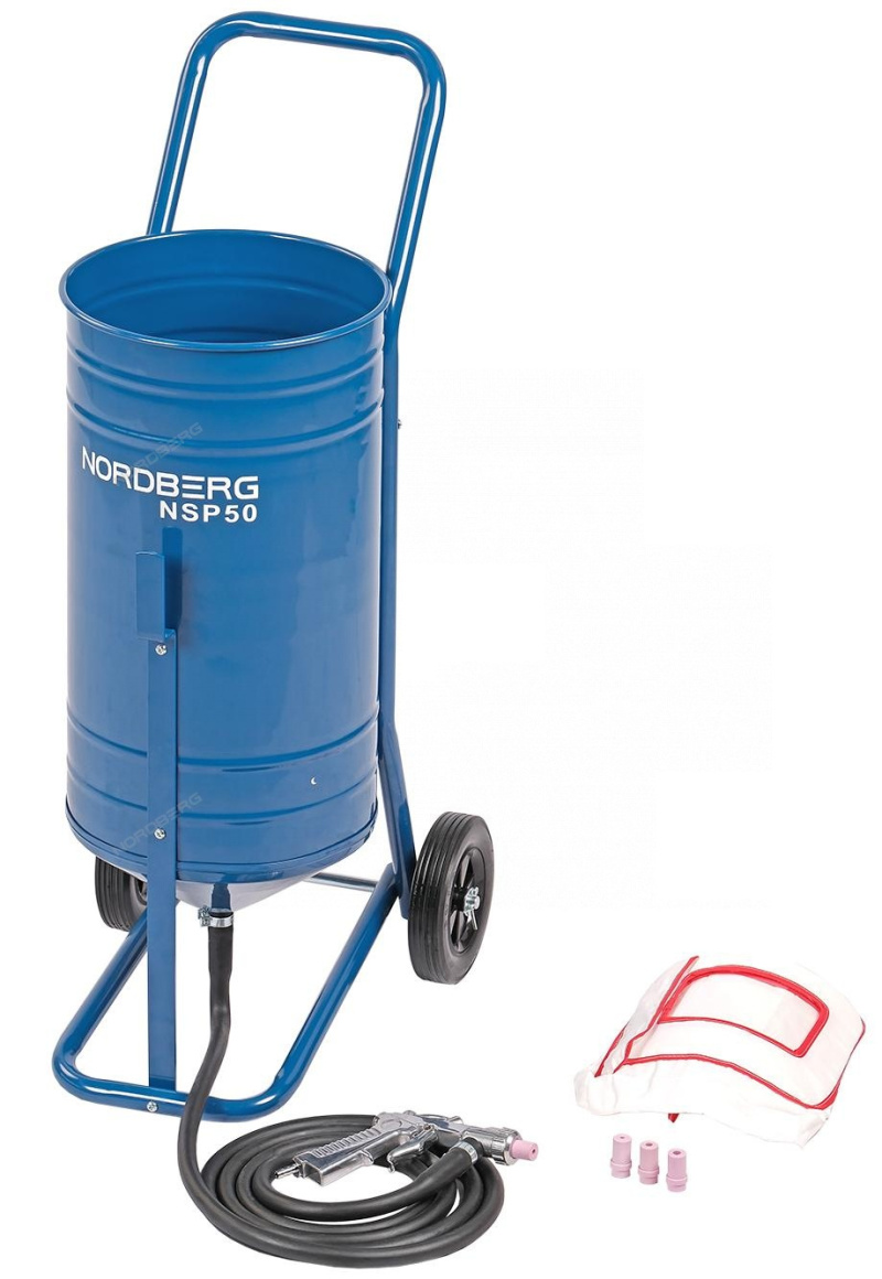 Установка пескоструйная открытая, бак для песка 28 л NORDBERG NSP50