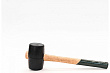 HM0705 Молоток резиновый ROSSVIK 500г с деревянной рукояткой