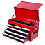 KING TONY Ящик инструментальный, 6 ящиков и отсек, красный 87411-6B